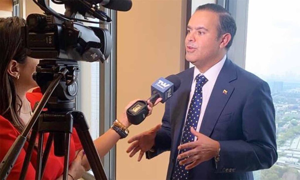 Fernando Blasi, epresentante de la Asamblea Nacional de Venezuela en EE.UU.